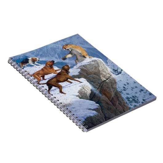 Mountain Fury-laptop Notitieboek (Rechterzijde)