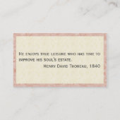 Mountain Gem Hummingbirds Gepersonaliseerde Media  Visitekaartje (Achterkant)