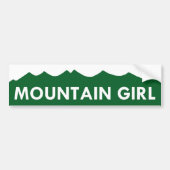 Mountain Girl Bumpersticker (Voorkant)