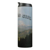 Mountain Girl Schilderachtig Thermosbeker (Geroteerd rechts)