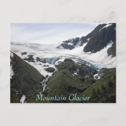 Mountain Glacier Briefkaart (Voorkant)