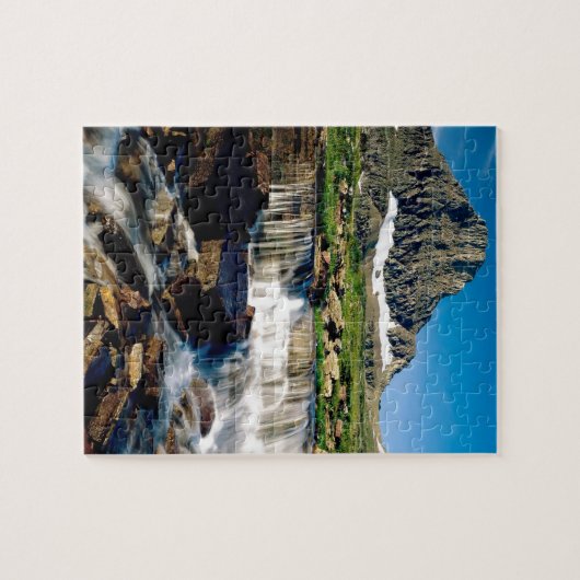 Mountain Glacier Park Montana Legpuzzel (Horizontaal)