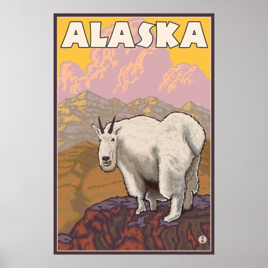 Mountain Goat - Alaska Poster (Voorkant)