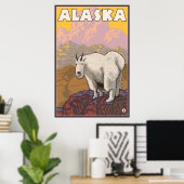 Mountain Goat - Alaska Poster (Thuiskantoor)