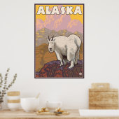 Mountain Goat - Alaska Poster (Keuken)
