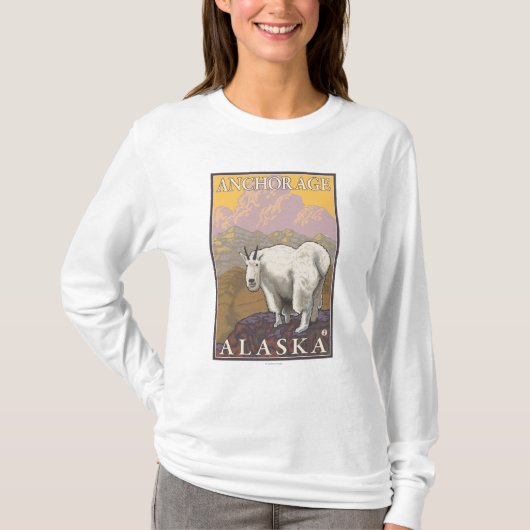 Mountain Goat - Anchorage, Alaska T-shirt (Voorkant)