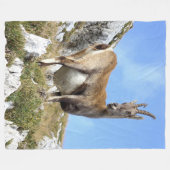 Mountain Goat Fleece Deken (Voorkant (Horizontaal))