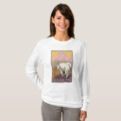 Mountain Goat - Glacier National Park, MT T-shirt (Voorkant volledig)