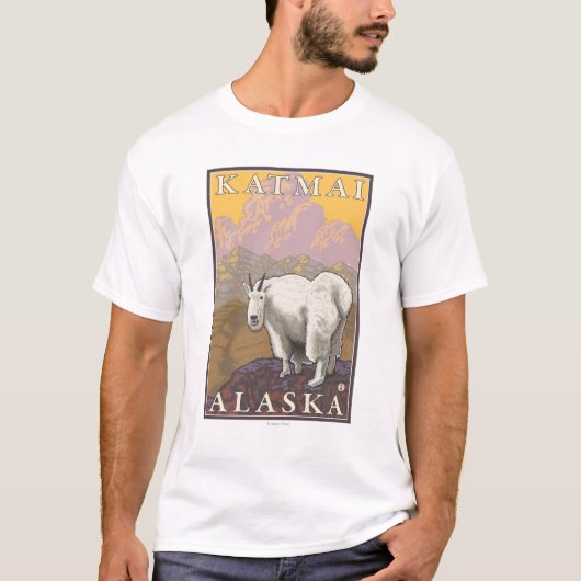 Mountain Goat - Katmai, Alaska T-shirt (Voorkant)