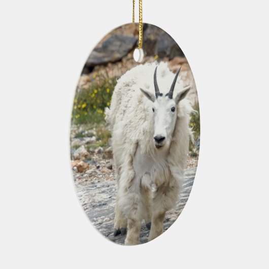 Mountain Goat Keramisch Ornament (Rechts)