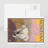 Mountain Goat - Montana Briefkaart (Voorkant / Achterkant)