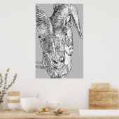 Mountain Goat Poster (Keuken)
