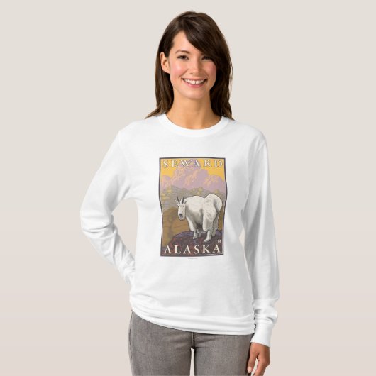 Mountain Goat - Seward, Alaska T-shirt (Voorkant volledig)