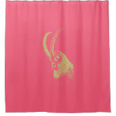 Mountain Goat - Shower Curtain Douchegordijn (Voorkant)