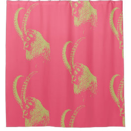 Mountain Goat - Shower Curtain Douchegordijn