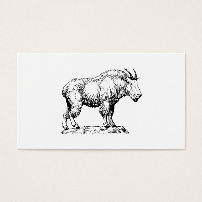 Mountain Goat Visitekaartjes (Voorkant)