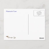 Mountain Goat Wildlife Series # 11 Briefkaart (Achterkant)