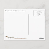 Mountain Goats on Rock Ledge Wildlife Series # 18 Briefkaart (Achterkant)