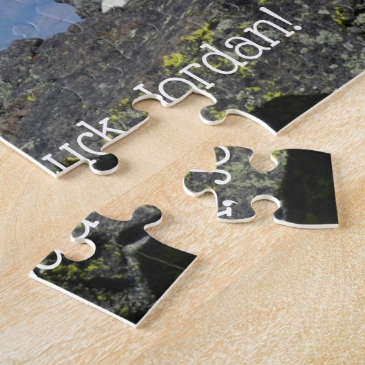 Mountain Goats Photo Template Custom Name Legpuzzel (Zijkant)