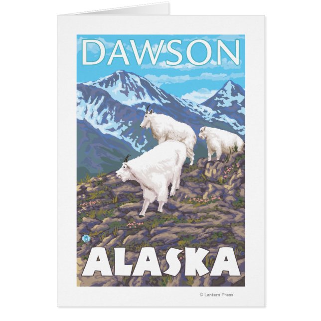 Mountain Goats Scene - Dawson, Alaska (Voorkant)