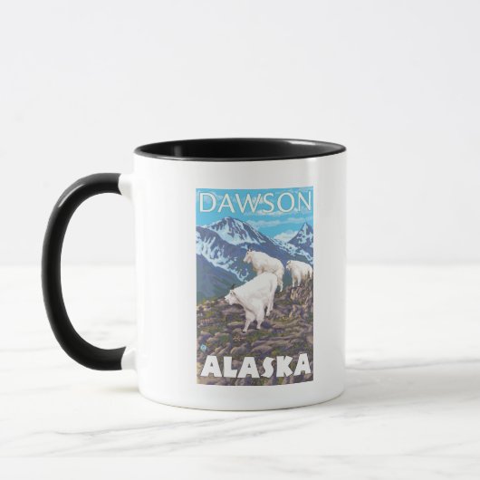 Mountain Goats Scene - Dawson, Alaska Mok (Links)