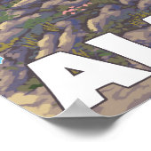 Mountain Goats Scene - Denali National Park Poster (Hoek)