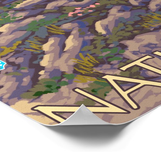 Mountain Goats Scene - Glacier National Park Poster (Hoek)