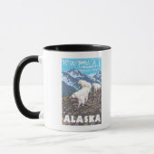 Mountain Goats Scene - Katmai, Alaska Mok (Links)