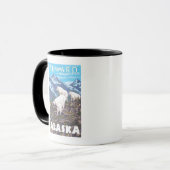 Mountain Goats Scene - Seward, Alaska Mok (Voorkant links)