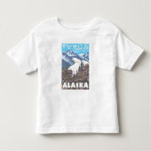 Mountain Goats Scene - Yukon, Alaska Kinder Shirts (Voorkant)