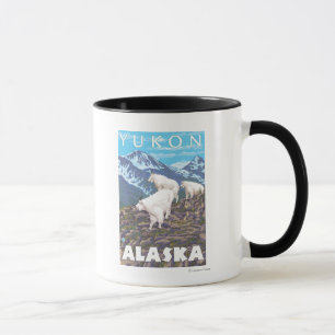Mountain Goats Scene - Yukon, Alaska Mok