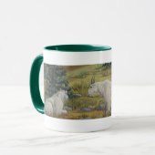 Mountain Goats Wildlife Art Mok (Voorkant links)