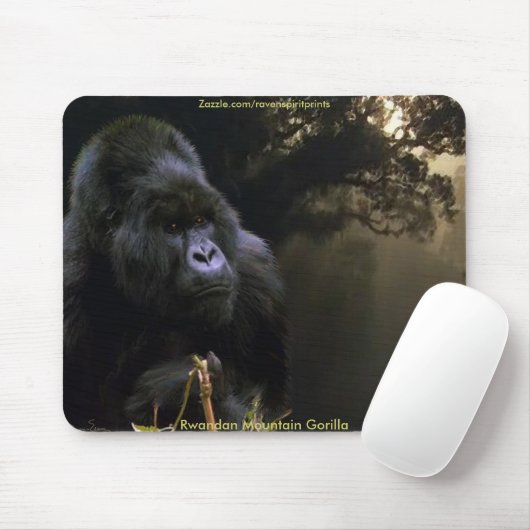 MOUNTAIN GORILLA Art Muismat (Met muis)