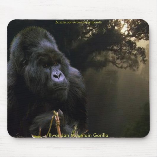 MOUNTAIN GORILLA Art Muismat (Voorkant)