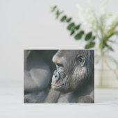 Mountain Gorilla Briefkaart (Staand voorkant)
