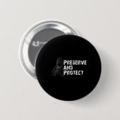 Mountain Gorilla Environmental Protection Conserva Ronde Button 5,7 Cm (Voorkant /achterkant)