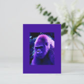 Mountain Gorilla Invitation - Pop Art Invitations Kaart (Staand voorkant)