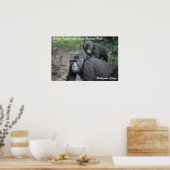 Mountain Gorilla/Moeder & Baby Poster (Keuken)