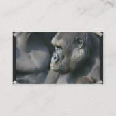 Mountain Gorilla Visitekaartje (Achterkant)
