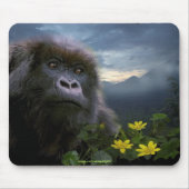 Mountain Gorilla Wildlife-supporter Mousepad Muismat (Voorkant)