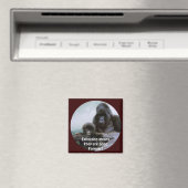 Mountain Gorillas Primate Wildlife Art Magnet (Insitu (Vaatwasser))