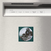 Mountain Gorillas Primate Wildlife Art Magnet (Insitu (Vaatwasser))