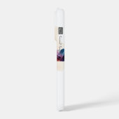 Mountain Grace – Watercolor Cross iPhone Hoesje (Linkerkant)