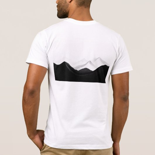 Mountain graphic t-shirt, perfect for nature lover t-shirt (Achterkant)