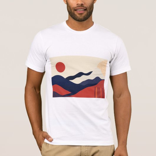 Mountain graphic t-shirt, perfect for nature lover t-shirt (Voorkant)