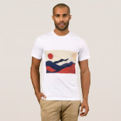 Mountain graphic t-shirt, perfect for nature lover t-shirt (Voorkant volledig)