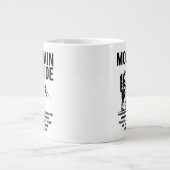 Mountain Guide Hiking Adventure Graphic Design Grote Koffiekop (Voorkant)