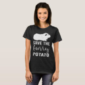Mountain Guinea Pig Save The Furry Potato T-shirt (Voorkant volledig)
