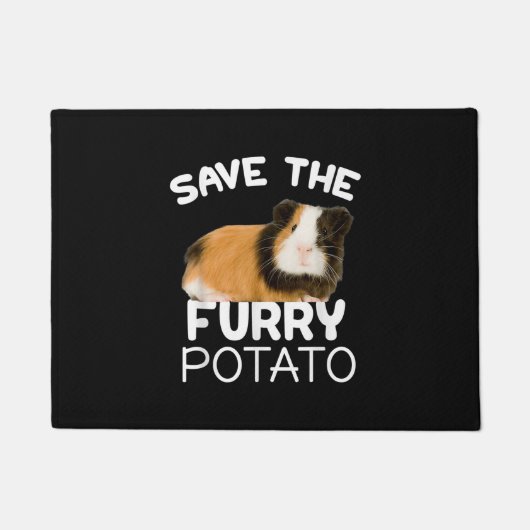 Mountain Guinea Pig - Sparen Furry Potato Deurmat (Voorkant)
