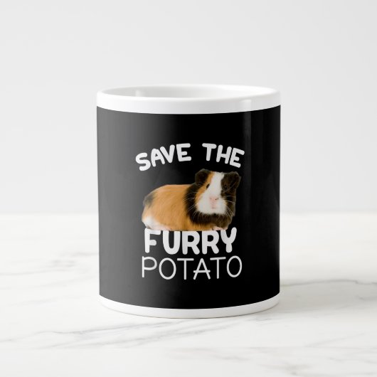 Mountain Guinea Pig - Sparen Furry Potato Grote Koffiekop (Voorkant)